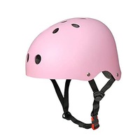 AhaTech Hardshell e-Bike Cycling Electric Scooter Roller Skate Skateboard Hoverboard Helmet Matt Pink (Small)