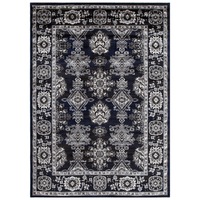 Arya Traditional in Denim And Grey Rug