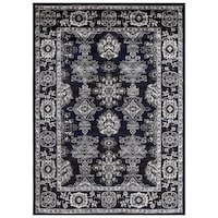 Arya Traditional in Denim And Grey Rug