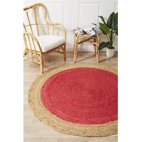 Polo Round Rug In Cherry