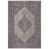Eternal Diamond Rug In Grey & Multi