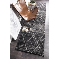 Oasis Noah Charcoal Runner Rug