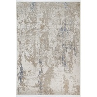 Eden Modern Rug In Beige & Blue
