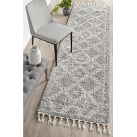 Saffron Silver Runner Rug