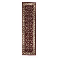 Sydney Red And Ivory Runner Rug