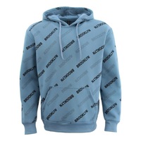 FIL Men's Fleece Hoodie Pullover Hooded Jumper Sweater All Over Print - BROOKLYN