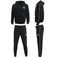 FIL Men's Fleece Zip up Hoodie Track Pants Set Tracksuit Sweatsuit - Brooklyn