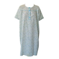 NEW Women's Ladies Thin Cotton Nightie Night Gown Pajamas Pyjamas PJs Sleepwear