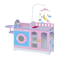 Olivia's Little World 6-in-1 Baby Doll Changing Station, Pink/Purple