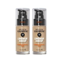 2 x Revlon ColorStay Makeup for Combination/Oily Skin 30mL - 180 Sand Beige