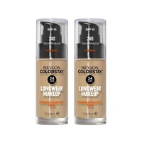 2 x Revlon ColorStay Makeup for Combination/Oily Skin 30mL - 240 Medium Beige