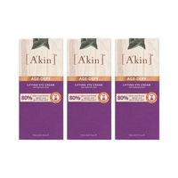 3 x A'kin Age-Defy Lifting Eye Cream 15mL