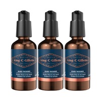 3 x King C. Gillette Beard Thickener 50mL