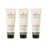 3 x Sukin Signature Revitalising Facial Scrub 125mL