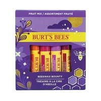 Burt's Bees Beeswax Bounty Fruit Mix Lip Balm 4 Piece Gift Set