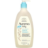 532mL Aveeno Baby Sensitive Wash & Shampoo, Daily Moisture Lightly Scented Sensitive Wash