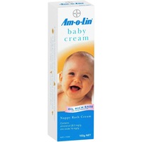 Bepanthen Amolin Nappy Rash Baby Cream to Treat And Prevent Nappy Rash, Soothes and Calms Baby Skin, 100 g
