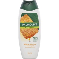 Palmolive Naturals Body Wash, 500mL, Milk and Honey, with Moisturising Milk, No Parabens or Phthalates
