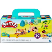 PLAY-DOH Hasbro A7924 Play-Doh Super Colour Pack Inc 20 Tubs Of Dough- Sensory And Educational Craft Toys For Kids, Boys, Girls- Ages 2+, Yellow, 20 Pack