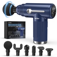 SEJOY Massage Gun Deep Tissue Percussion Massager Relief Muscle 10 Speed 6 Heads