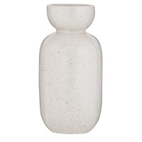 Amalfi Aesop Vessel Speckled White 16x16x32cm