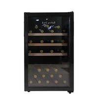 LECAVIST 63 Bottle Wine Fridge Single Zone Steel LKCV63N