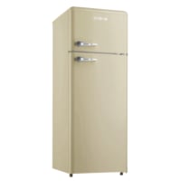Linarie - Valloire 209L Cream Retro Top Mount Fridge LK200DDCREAM