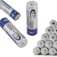 12PCS Rechargeable 1000mAh AAA Battery NI-MH 1.2V Recharge Batteries