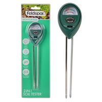 1Pce 2 in 1 Moisture and PH meter