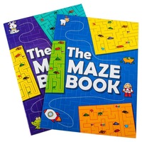 2PK Kids Maze Activity Books Fun Creative Colourful Learning A4 Size