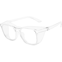 Safety Goggle Glasses Clear UV Protection Anti Fog Anti-Scratch Round Goggles