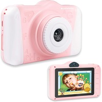 AGFAPHOTO Realikids Cam 2 Digital Camera for Children 12MP Photo, Video, 3.5 Inch LCD Screen Photo Filters with Selfie Mode Pink