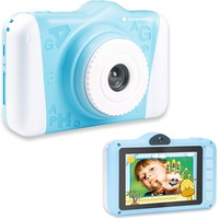 AGFAPHOTO Realikids Cam 2 Digital Camera for Children 12MP Photo, Video, 3.5 Inch LCD Screen Photo Filters with Selfie Mode Blue