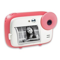 AGFAPHOTO Realikids Instant Cam, 15MP Photo and HD Video Quality Camera for Children with Inkless Printing technology (PINK)
