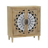 Emporium Mandala Fleur Double Door Cabinet 79x89cm