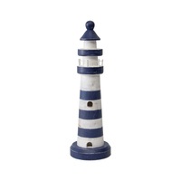 Lighthouse W Jut Ornament Figurine Statue Sculpture 13x40cm