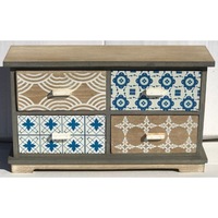 Provincial 4 Drawer Cabinet 35x28cm