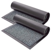 COMFEYA 2 Pack Front Door Mat Indoor Outdoor Entryway Welcome Mats