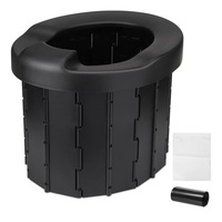 HYPERANGER Portable Folding Camping Toilet