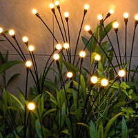 LUMIRO 4-Pack Solar Garden Lights Outdoor Firefly Lights