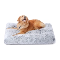 PETSWOL Plush and Cozy Pet Mat for Ultimate Comfort and Warmth-Light Grey