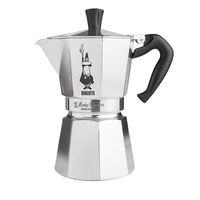 Bialetti Moka Express Coffee Percolator Maker Stove Top - 6 Cup 