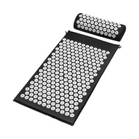 SPORX Massage Acupressure Yoga Mat With Pillow Sit Mats Cut Pain Stress Soreness