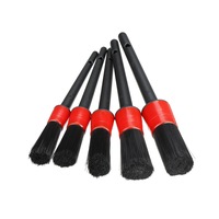 Car Wheel Seat Trim Brush Tool PP Hair Detail Brush - 5pcs