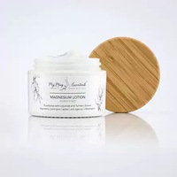 Magnesium Body Lotion Eucalyptus with Liquorice + Turmeric Extract, Biodegradable Jar