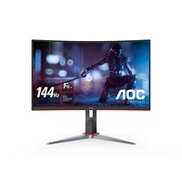 AOC CQ27G2 27" 144Hz QHD 1ms FreeSync VA Curved Gaming Monitor - Black