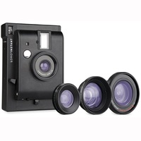 Lomo Instant Camera + 3 Lenses - Black - Black