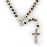 Rosary Beads Precious Stone - Tiger Eye