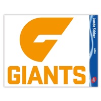 Greater Western Sydney Giants AFL Supersized Jumbo Team Logo Decal Sticker