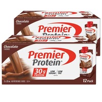 24 x Premier Protein Shake 30g Protein 325ml Drink Chocolate Flavour Low Sugar